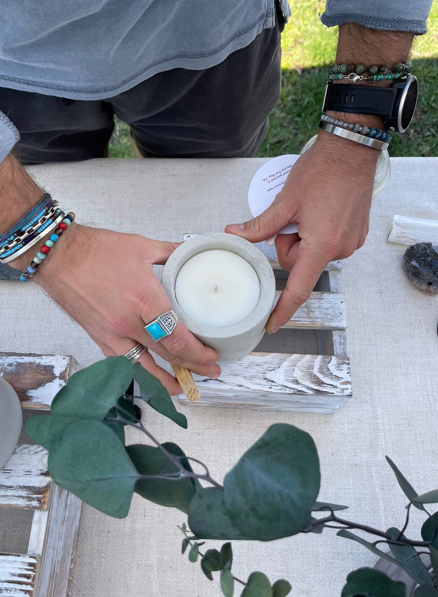 candle making experience with hands-on instruction
