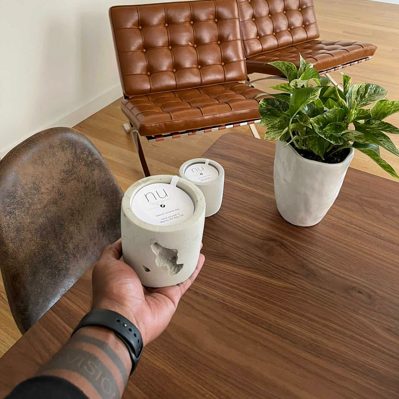 nu branding in modern interior