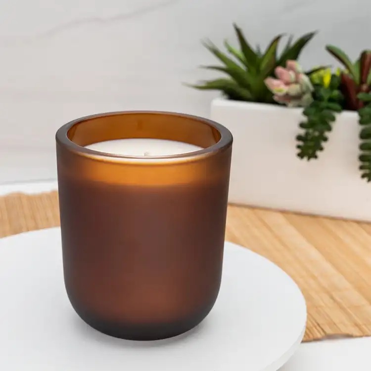 earth butter vessel — glass candle-making